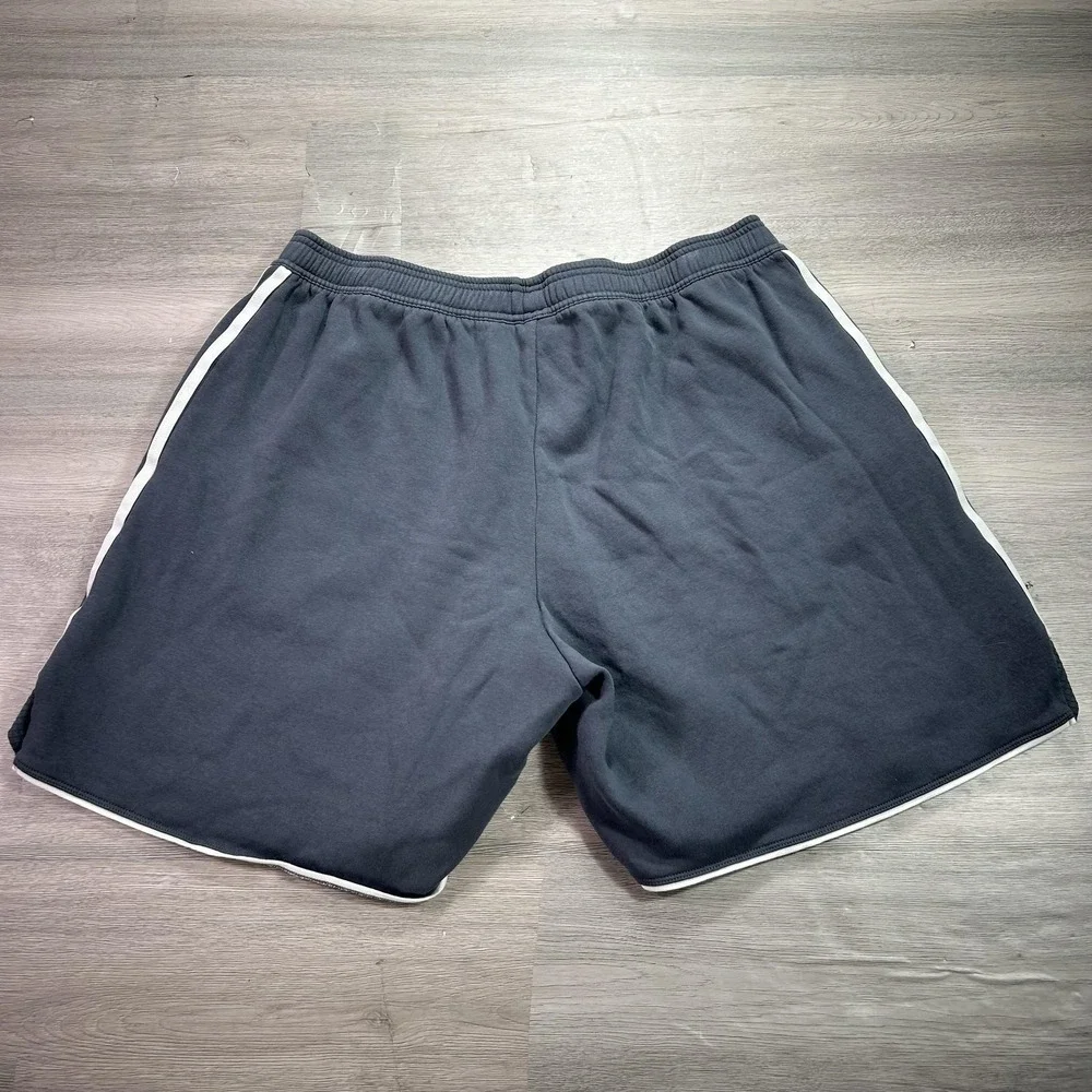 Adidas Tiro 23 Shorts Mens 2XL Gray Essentials Fleece 3‎ Stripes Athletic Sweat